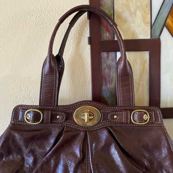 NWOT Coach Brown Leather Handbag - Picture 2 of 16